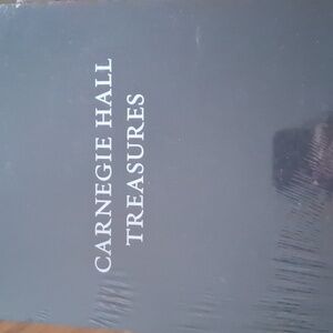 Carnegie Hall Treasures Plastic Enclosed Seal Hard Bound Book